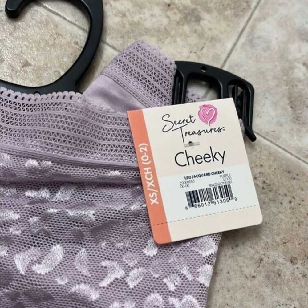 Women’s extra small, purple cheeky underwear
